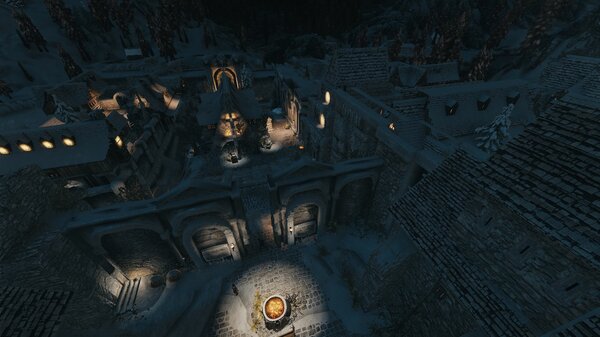 Ночной ВИНДХЕЛЬМ.. Skyrim SE (сборка 7.0)