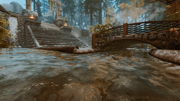 Вода, как живая.. Skyrim SE (сборка 7.0)
