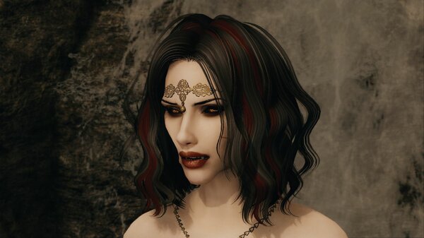 Молодая вампирша Велена.. SkyrimSE