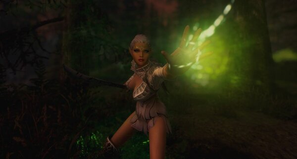 Эльфис с магией сприганов. SkyrimSE (сборка 6.0)