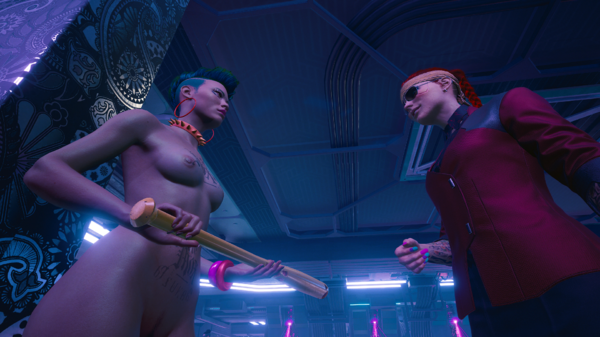 Шельма:-"Ви я дарю тебе эту биту".