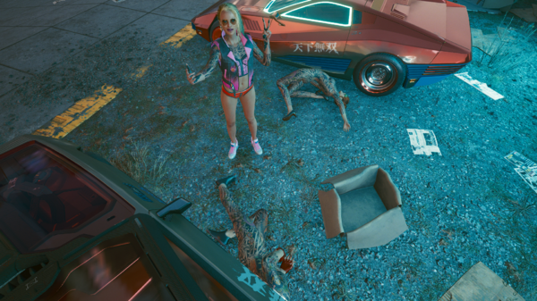 Ви блондинка после победного боя.