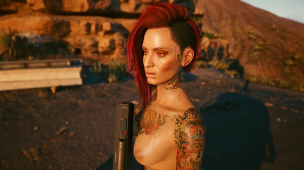 А без повязки у Ви такая прическа.