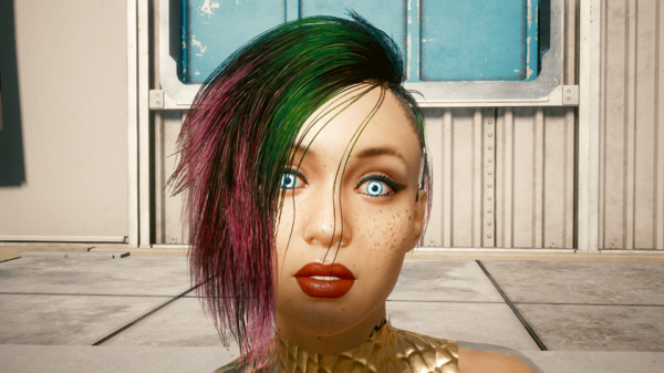 Джуди на перекуре.