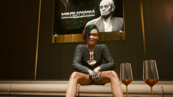 Джуди:-"Ну, а теперь можно немного выпить и расслабиться".