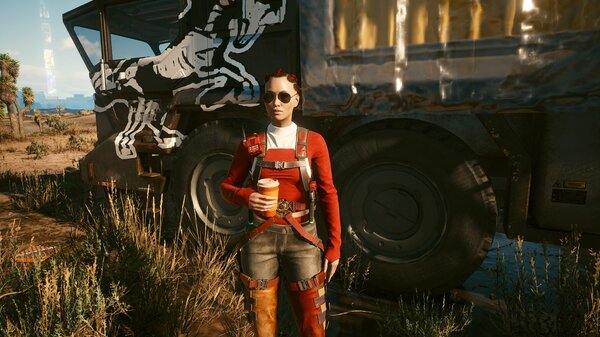 Девица из кочевников.. Cyberpunk 2077