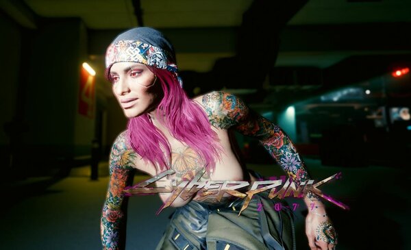 Обложка на Cyberpunk 2077