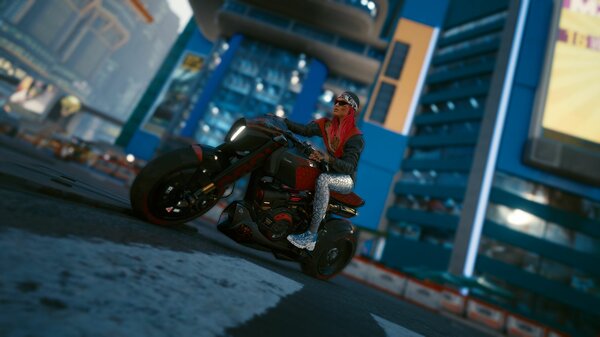 ВИ на мотике.. Cyberpunk 2077