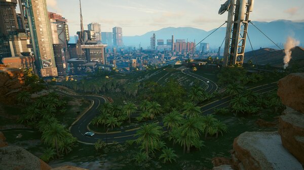 Пейзаж.. Cyberpunk 2077