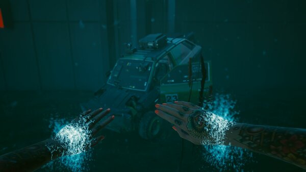 Ви утопила своего Гекона )) Cyberpunk 2077