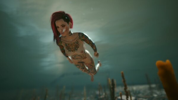 По утрам Ви плавает в море.. Cyberpunk 2077