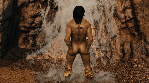 Эйран что-то делает в водопад ))))