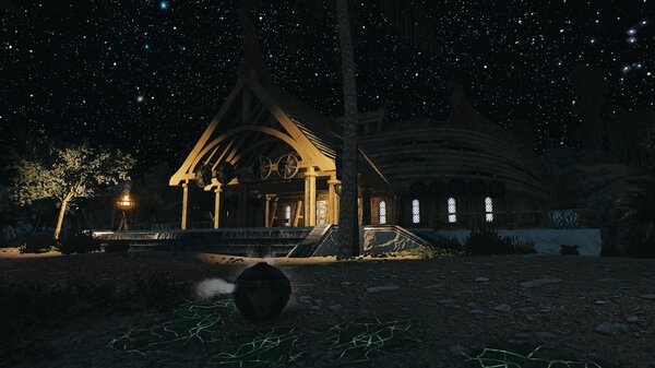Люкс ночью.. Skyrim SE (Тропики 7.0)