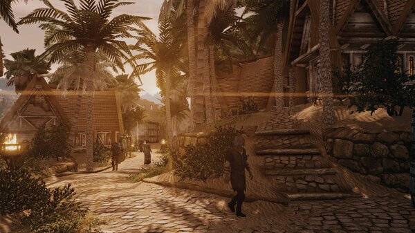 Закатное солнце в Вайтране..