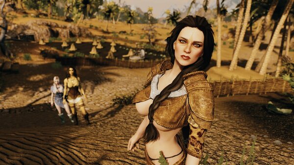 Рия, где-то в деревне.. Skyrim SE (Тропики 7.0)