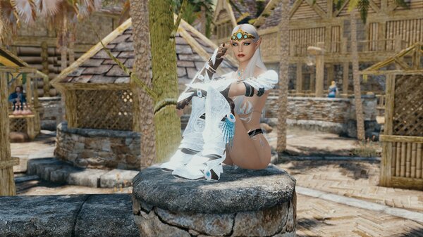 Эллайна в Рифтене.. Skyrim SE (Тропики 7.0)