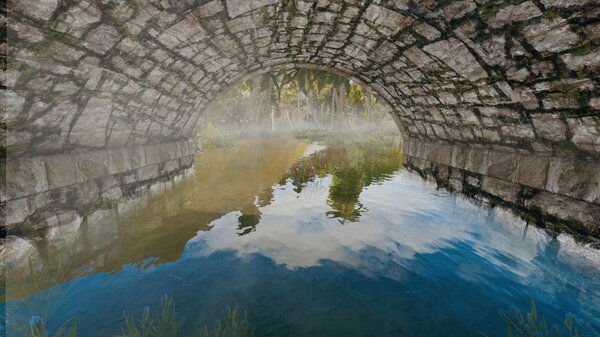 Под мостом.. Skyrim SE (Тропики 7.0)