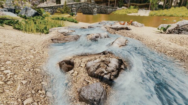 Ручей.. Skyrim SE (Тропики 7.0)