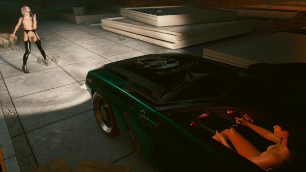 Ви демонстрирует Бестии новую одежду.