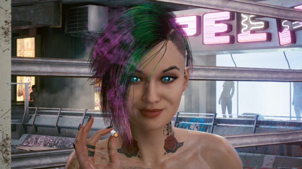 Довольная Джуди.