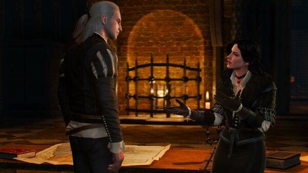 Геральт и Йенн.. Ведьмак III (сборка Торна)