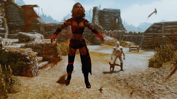 Взлетающая Велена.. SkyrimSE (сборка 6.0)