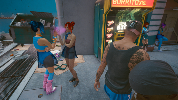 Блю Мун и её фанатки.