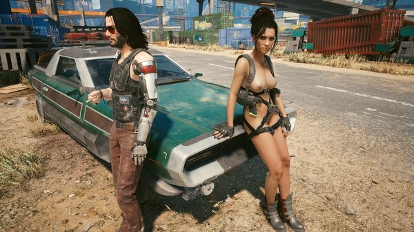 Джонни и Панам.. Cyberpunk 2077