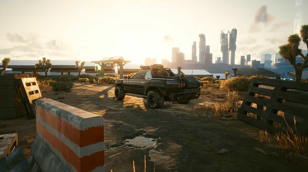 Рассвет.. Cyberpunk 2077