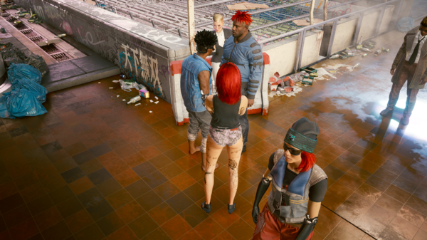 Сандра, которую Ви спасла в начале игры.