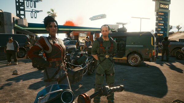 Панам с семьей.. Cyberpunk 2077