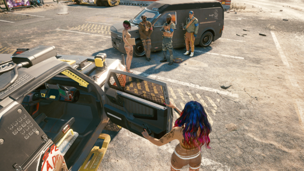 Где-то на стоянке.. Cyberpunk 2077