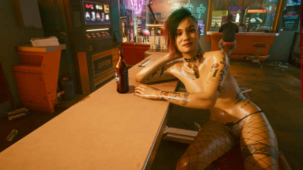 Захмелевшая Джуди.. Cyberpunk 2077