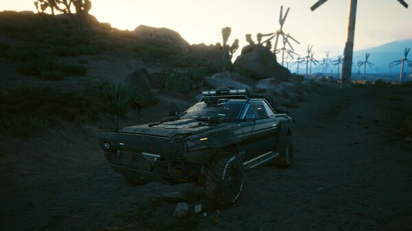 Рассвет застал в дороге.. Cyberpunk 2077