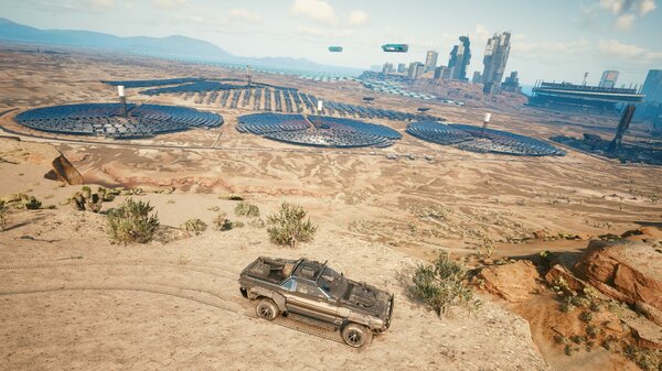 Техногенный пейзажик. Cyberpunk 2077