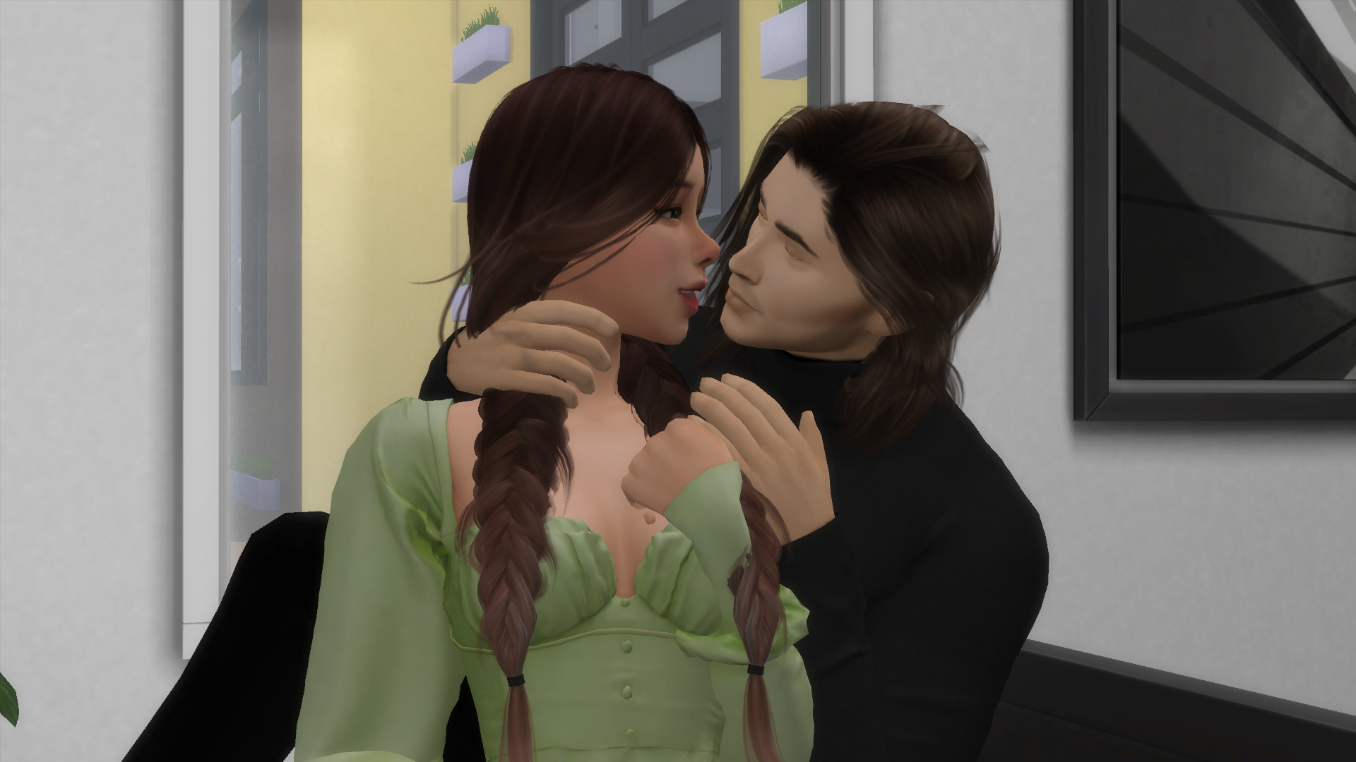 Почти эротика Sims4