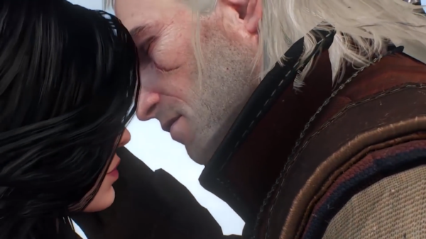 Очередная интимная сцена в Ведьмак-III..,