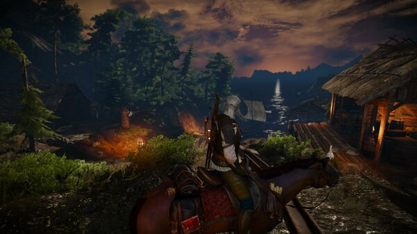 ПЕЙЗАЖНОЕ с Геральтом. Ведьмак III