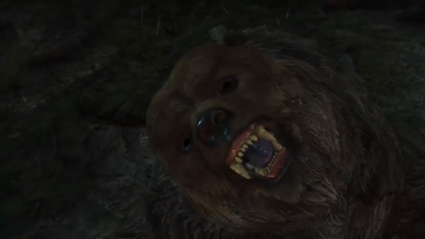 Голова поверженного зверя.