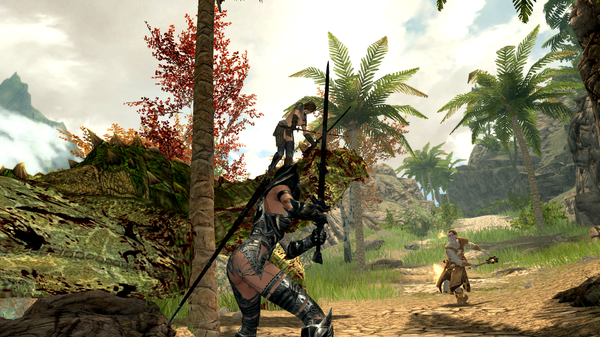 Миссис Смит на разделке добычи.)