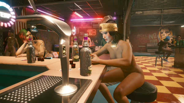 Джуди в баре «Красные грязи».