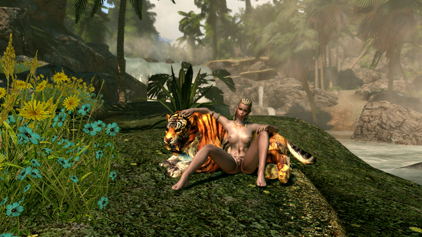 В клетке с хишником.)