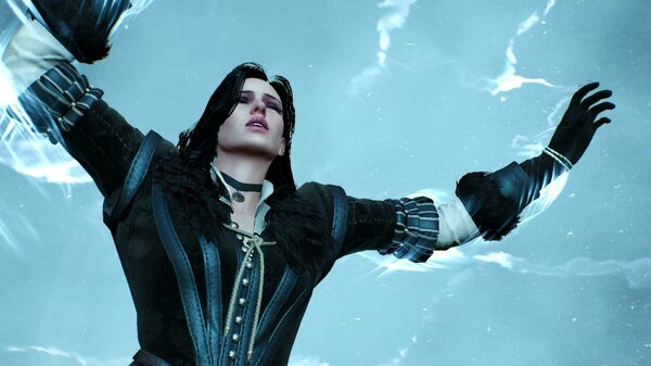 ЙЕННИФЕР ставит магический щит.. Ведьмак III