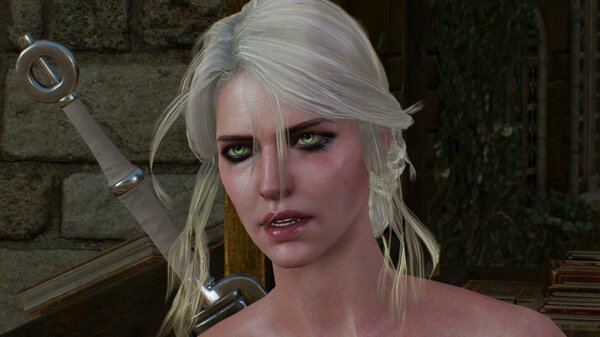 ЦИРИ без одежды.. Ведьмак III