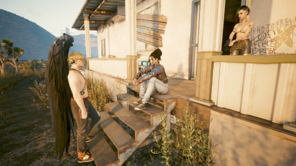 Панам заигрывает и пытается соблазнить Ви.