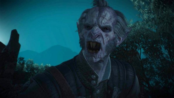 РЕГИС в форме высшего вампира. Ведьмак III