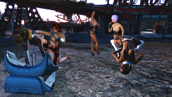 Вампы - Айви, Трисс, Пайпер и пленённые рейдерши -1.