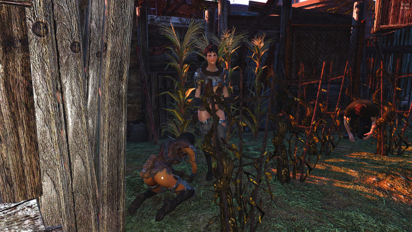 Поселенки «Банкер-Хилла» "рандомной" одежде.