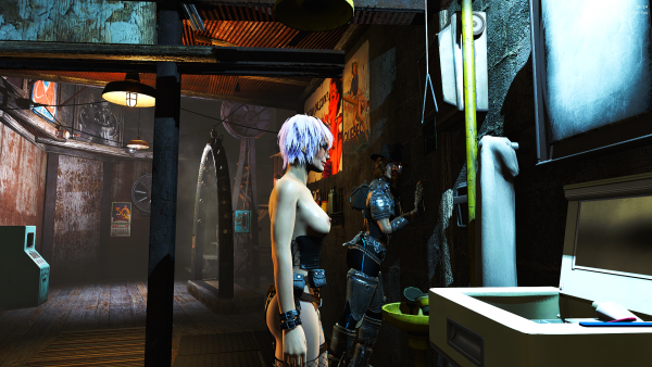 Трисс и Айви на основной базе.