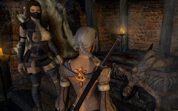 Альва после солярия.)